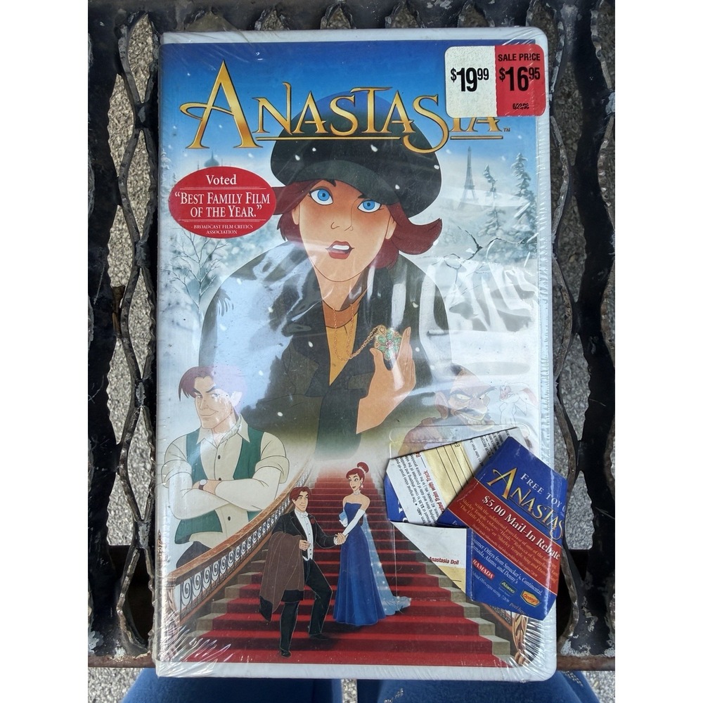 Anastasia - New Sealed! VHS 1998 Video Tape 90s Animation Movie VTG Clamshell